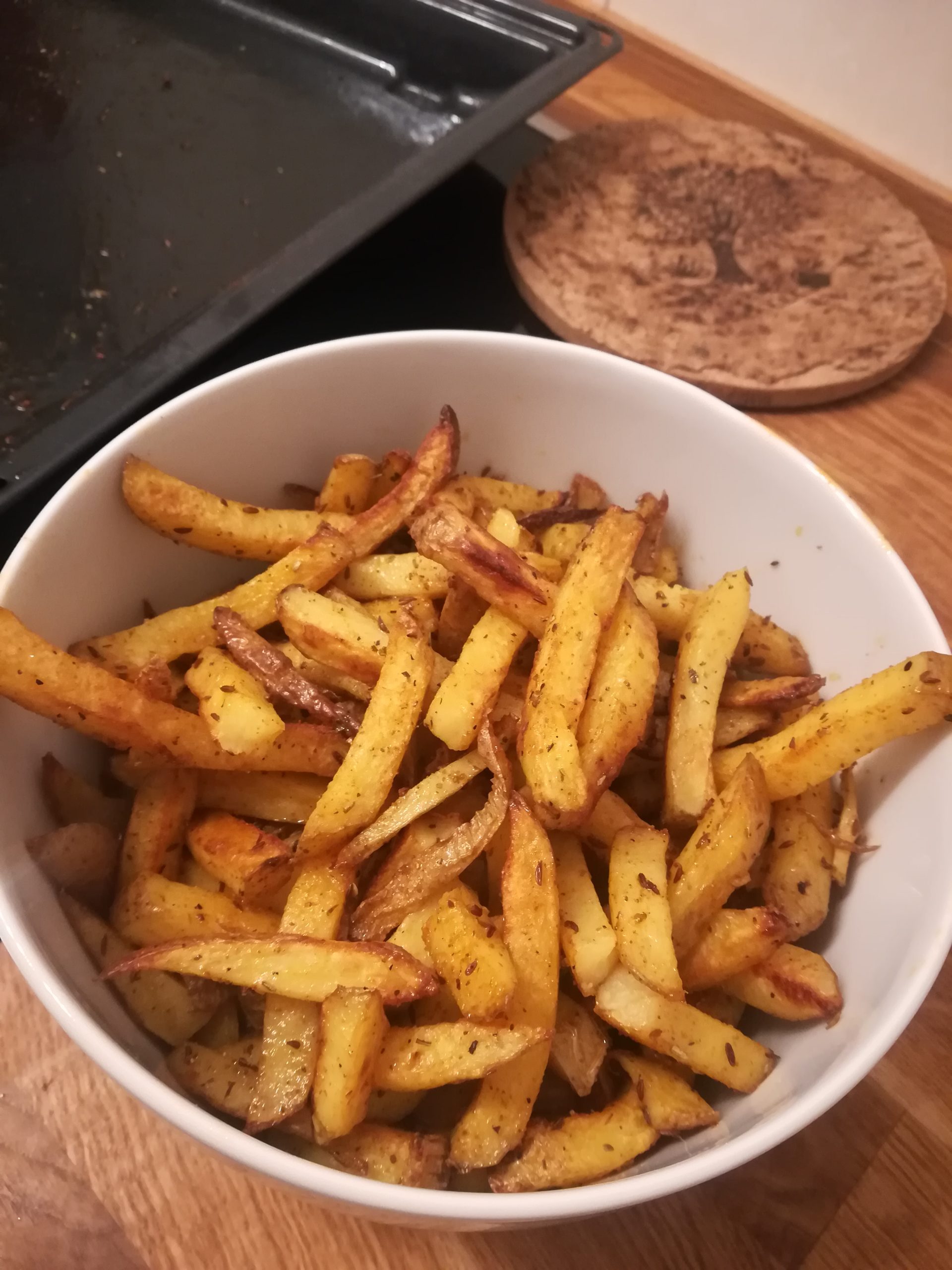 selbstgemachte pommes aus dem backofen